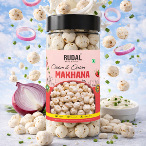 Cream & Onion Roasted Makhana (70-grams) - Image 5