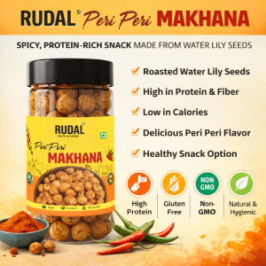 Peri Peri Roasted Makhana (Pack of 1) (70-grams) - Image 3
